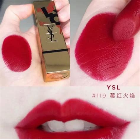 light me red ysl|YSL Light Me Red (119) Rouge Pur Couture SPF15 Lipstick.